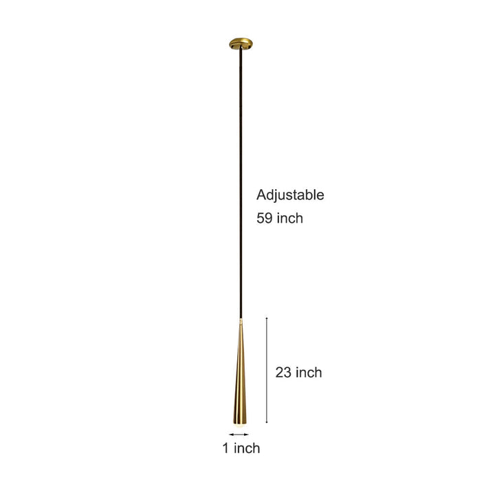 Elongated Cylinder Island Kitchen Pendant Lighting Metal Acrylic Pendant Lighting | Kalsten