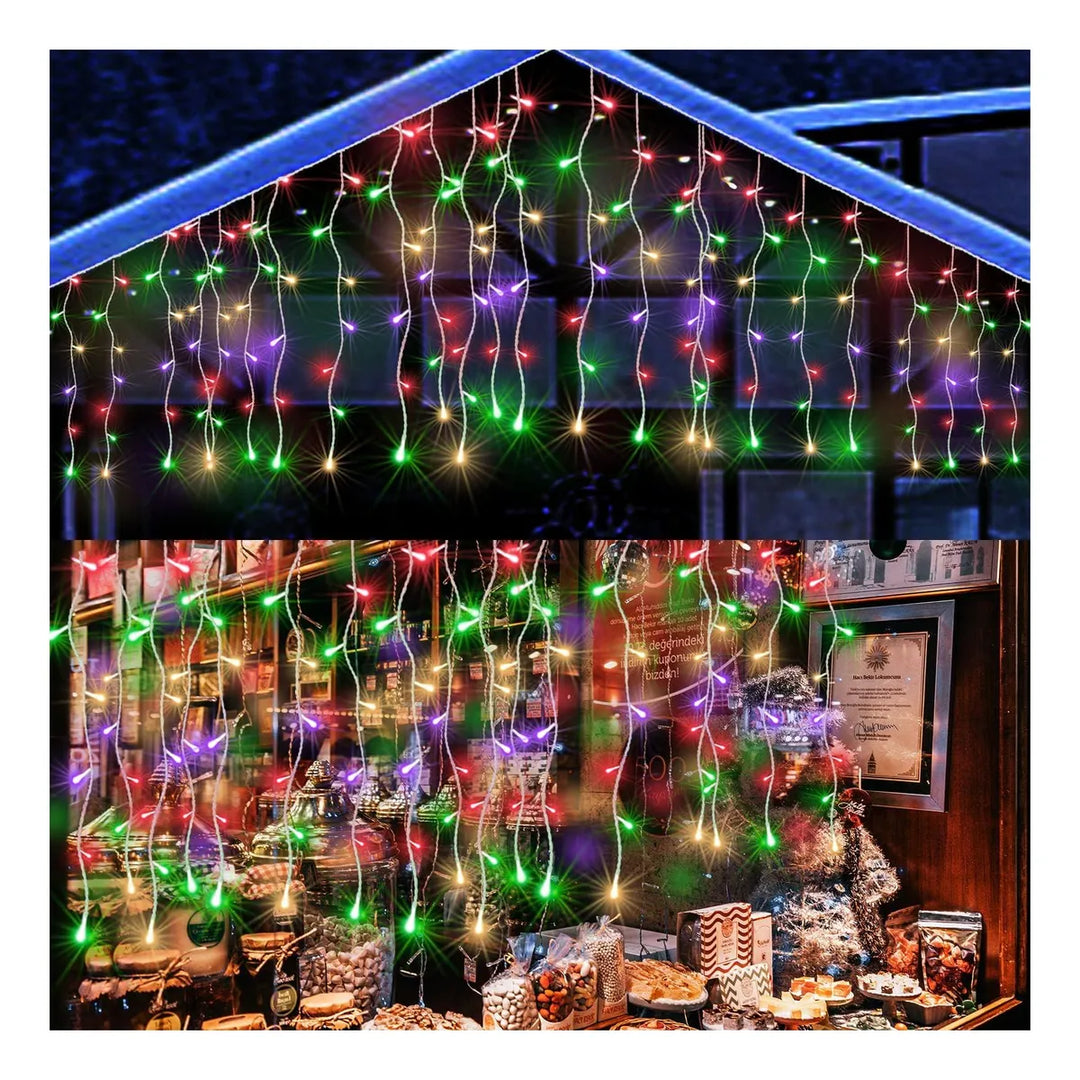 Icicle LED Christmas Lights