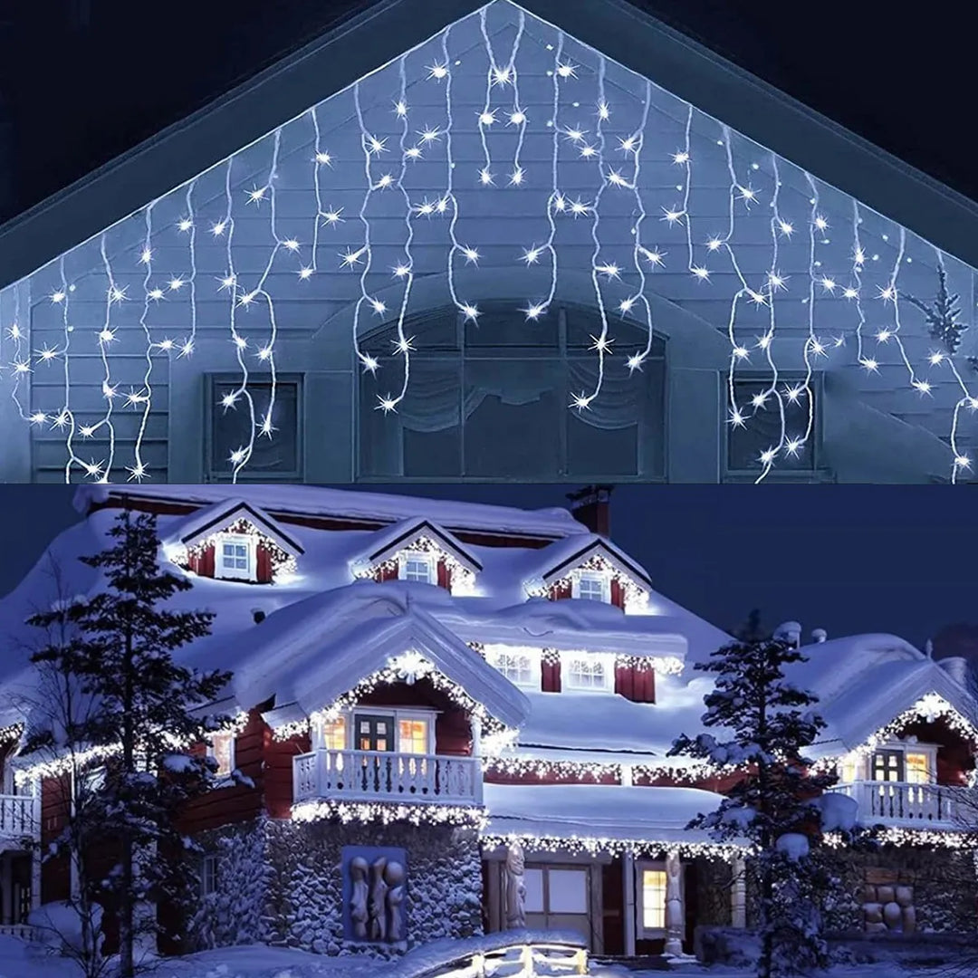 Icicle LED Christmas Lights