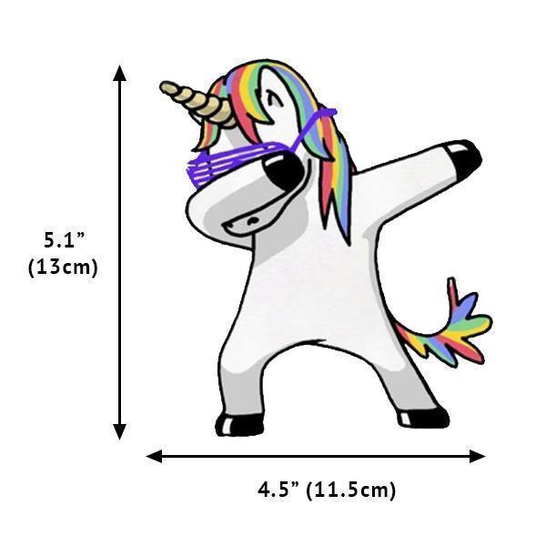 Dabbing Unicorn Vinyl Decal Sticker | Kalsten