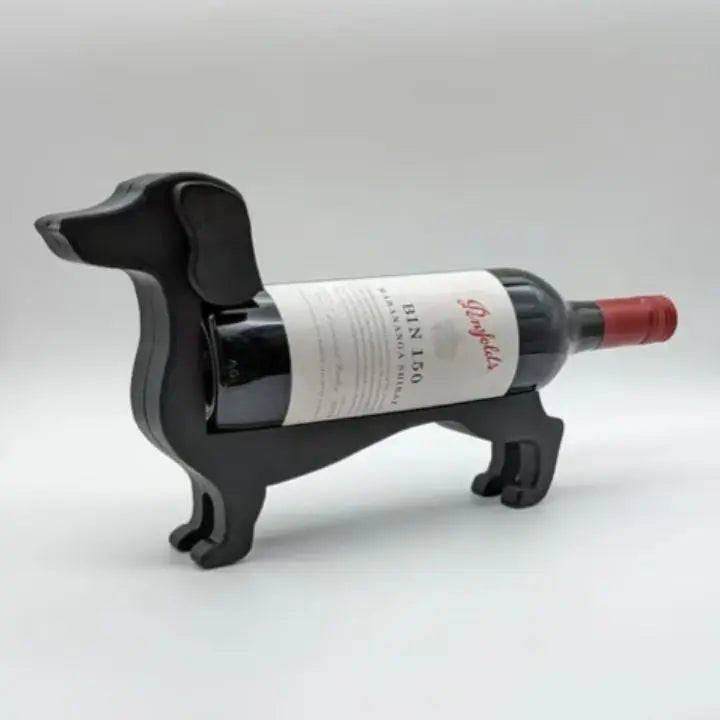 Kalsten | Dachshund Wine Bottle Holder – Unique, Decorative Wine Holder