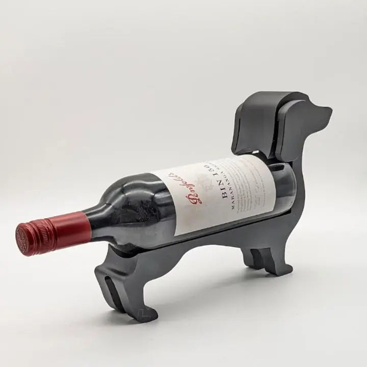 Kalsten | Dachshund Wine Bottle Holder – Unique, Decorative Wine Holder