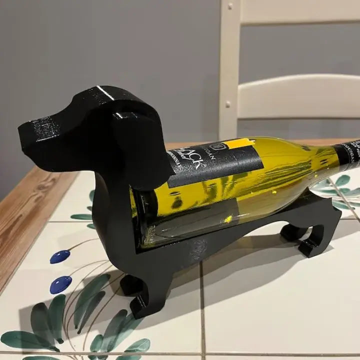 Kalsten | Dachshund Wine Bottle Holder – Unique, Decorative Wine Holder