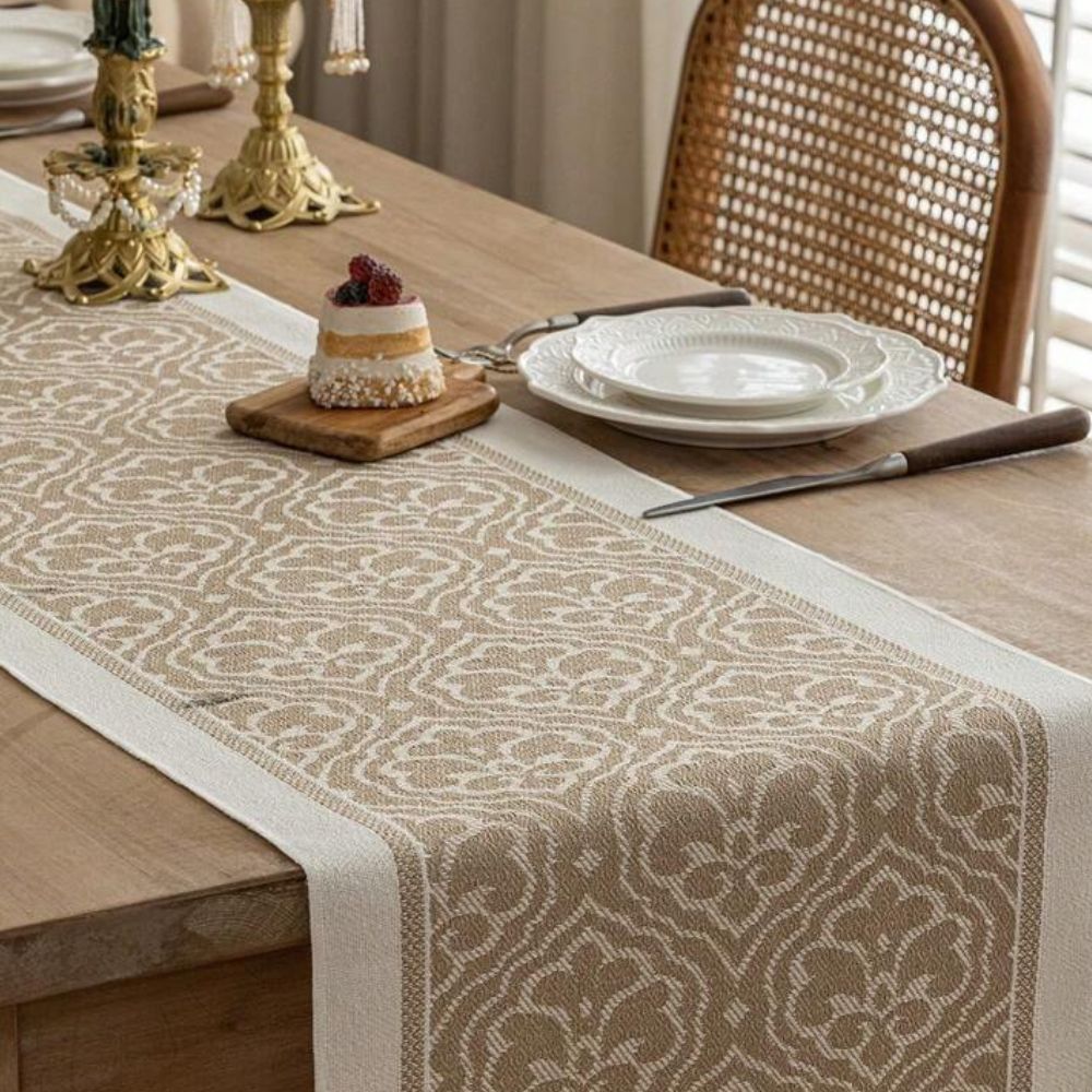 Kalsten | Damask Dune Table Runner
