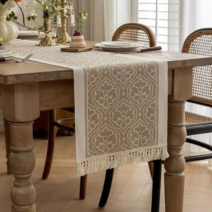 Kalsten | Damask Dune Table Runner