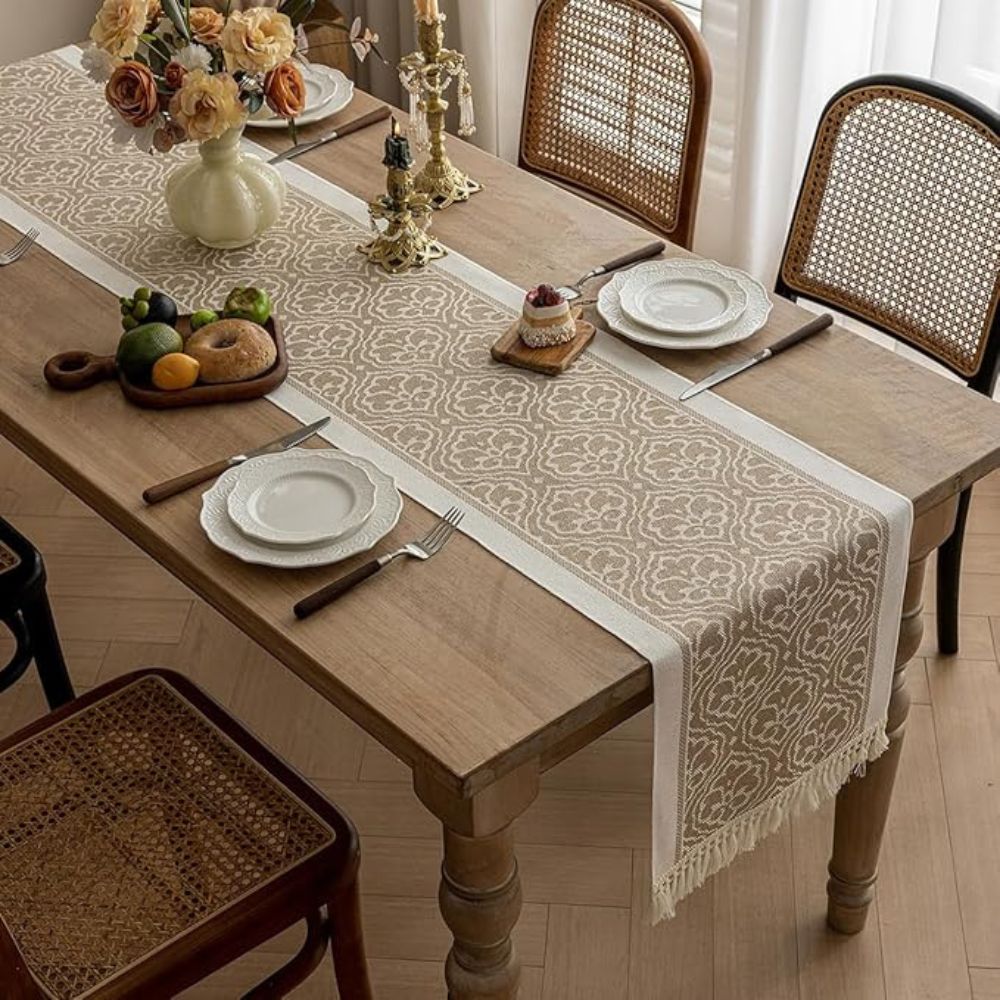 Kalsten | Damask Dune Table Runner