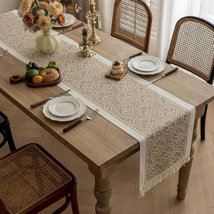 Kalsten | Damask Dune Table Runner