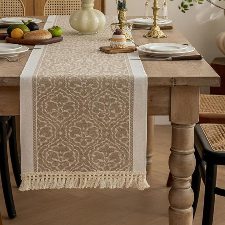 Kalsten | Damask Dune Table Runner