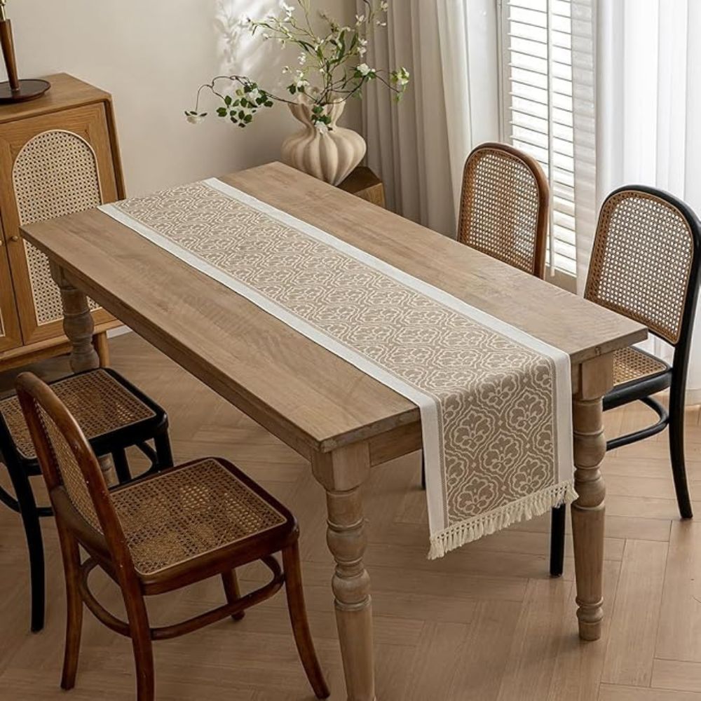 Kalsten | Damask Dune Table Runner