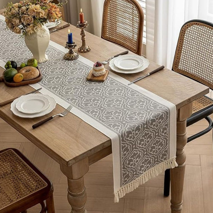 Kalsten | Damask Dune Table Runner