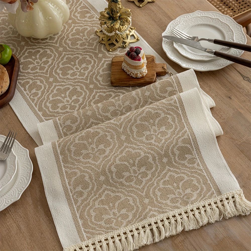 Kalsten | Damask Dune Table Runner