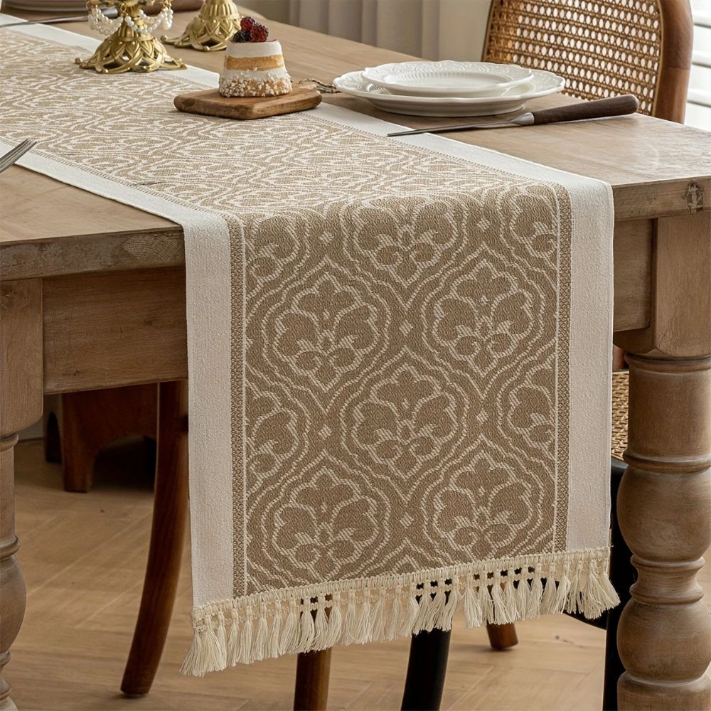 Kalsten | Damask Dune Table Runner