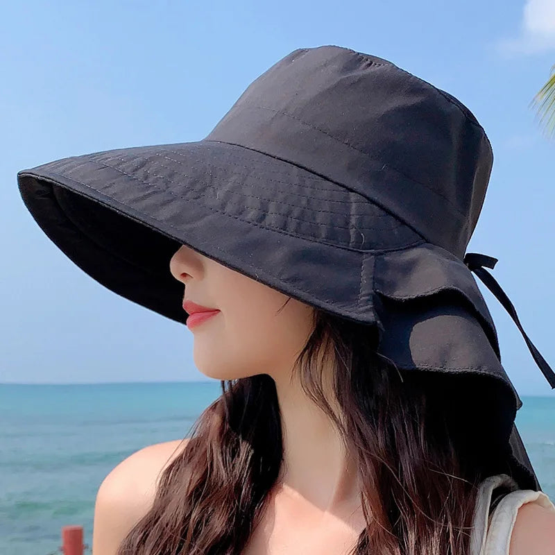 Kalsten | SUNNY | Women's Sun Hat for the Sun | Wide Brim UV Neck Protection | Solar Beach Hat Women