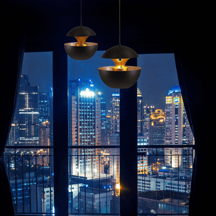 GoldGlow - Luxury Gold Pendant Lamp for Stylish Dining Areas Kalsten
