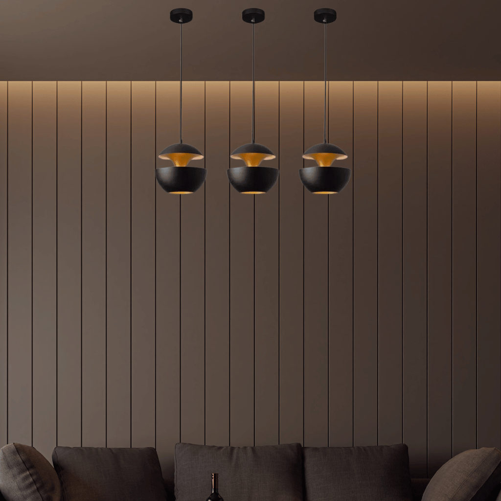 GoldGlow - Luxury Gold Pendant Lamp for Stylish Dining Areas Kalsten