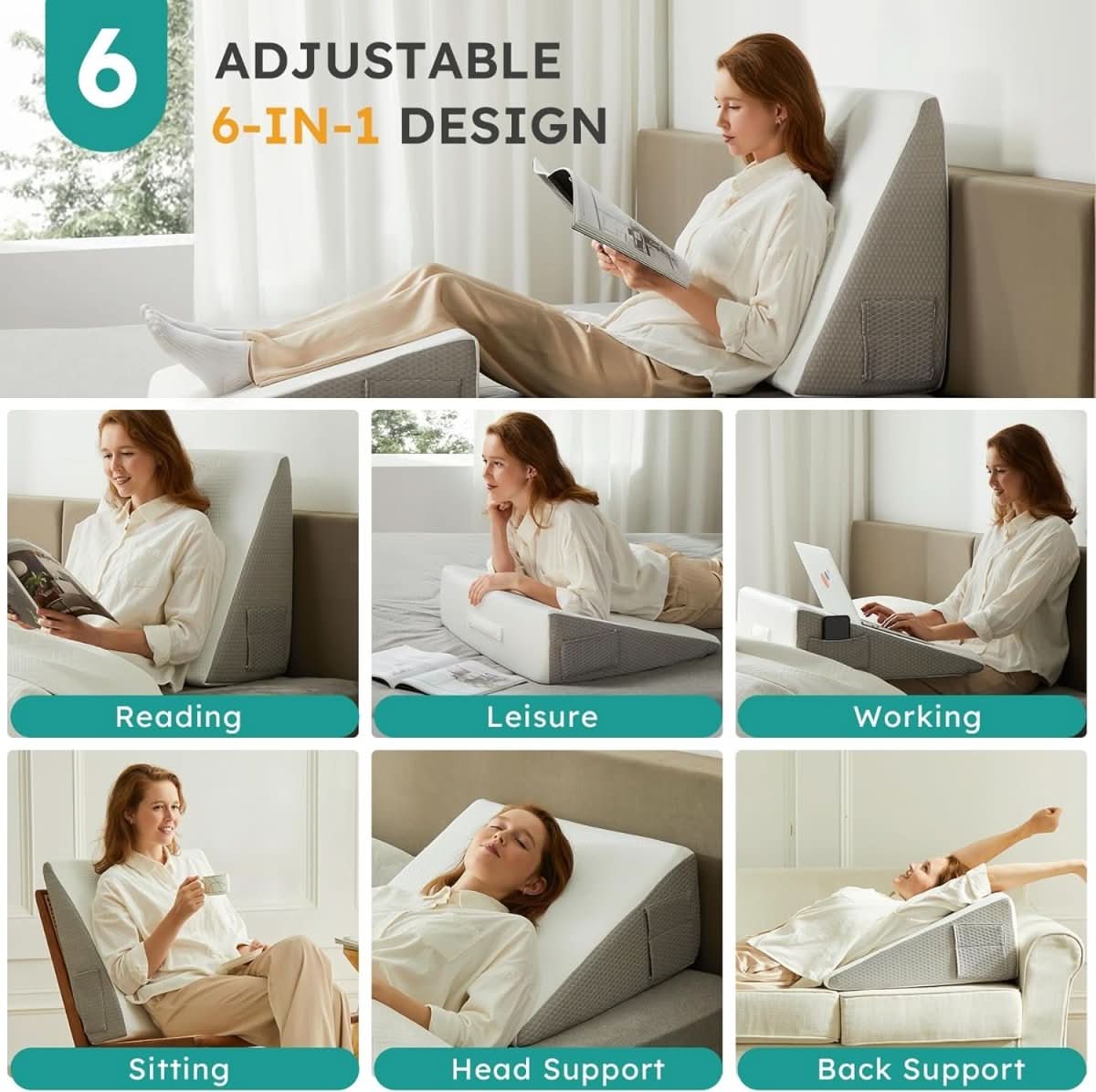 Skanto | Slanted Wedge Pillow for Comfort & Support