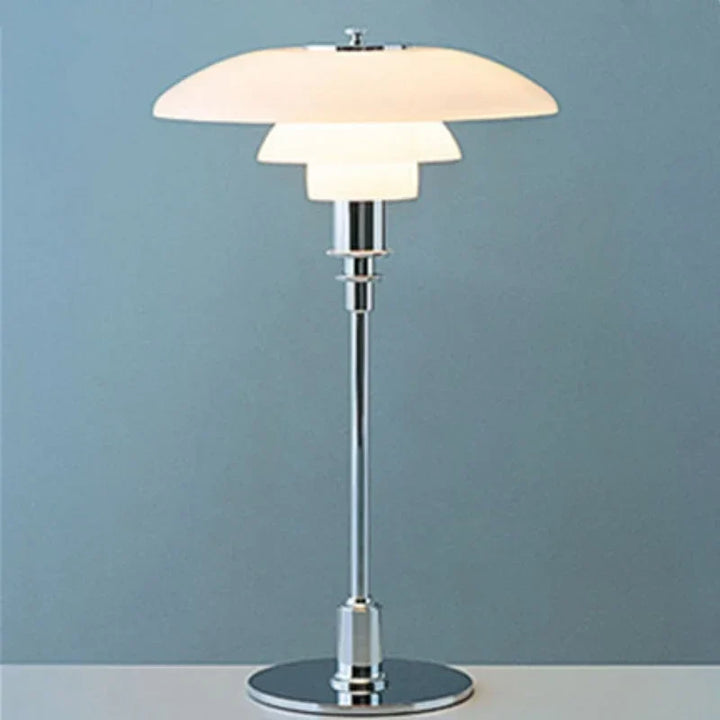 Nordic desk lamp made of glass – Minimalist LED desk light, modern and elegant, ideal for office and living spaces | Kalsten