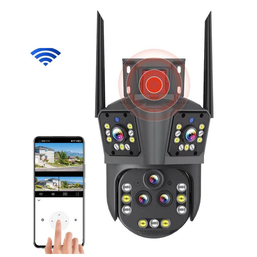 DualGuard Ultra 10K – 20MP Surveillance Camera with 5 Lenses and 20x Zoom | Kalsten
