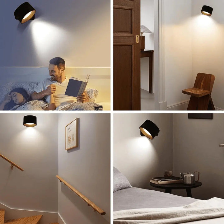 Wall lamp Rechargeable Wireless 360° | Kalsten