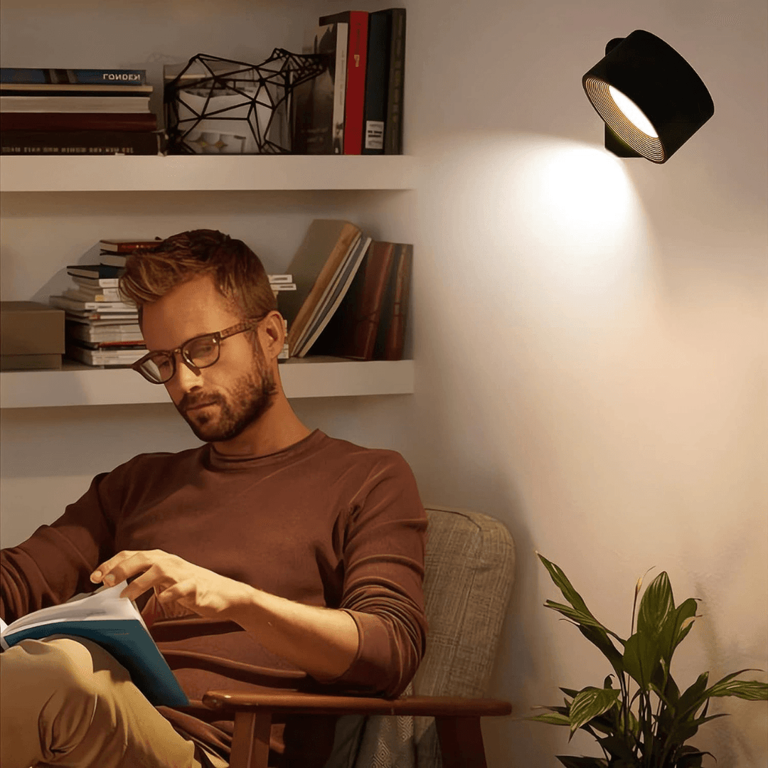 360° wireless rechargeable wall light | Versatile LED lighting solution | Kalsten