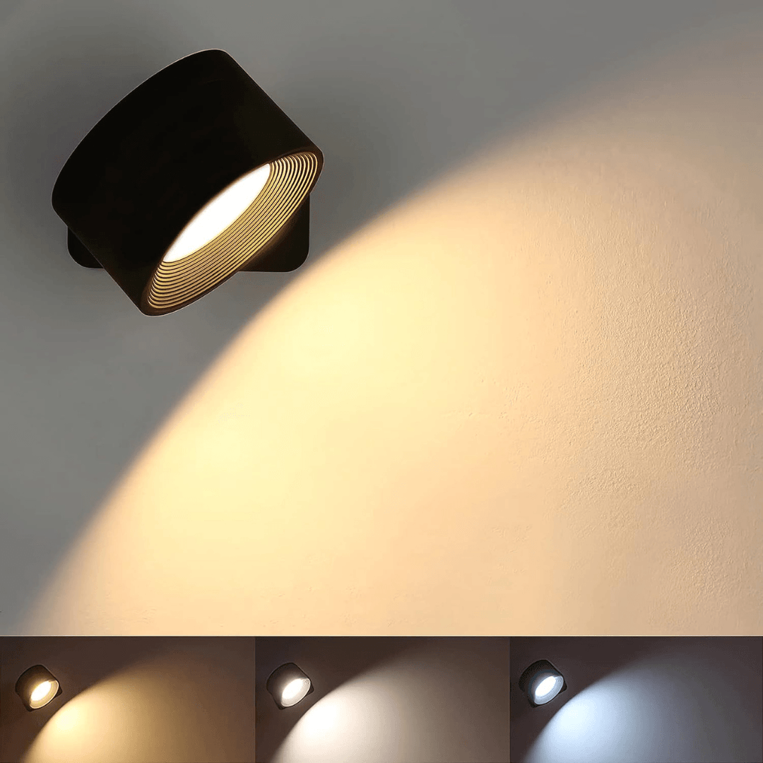 360° wireless rechargeable wall light | Versatile LED lighting solution | Kalsten