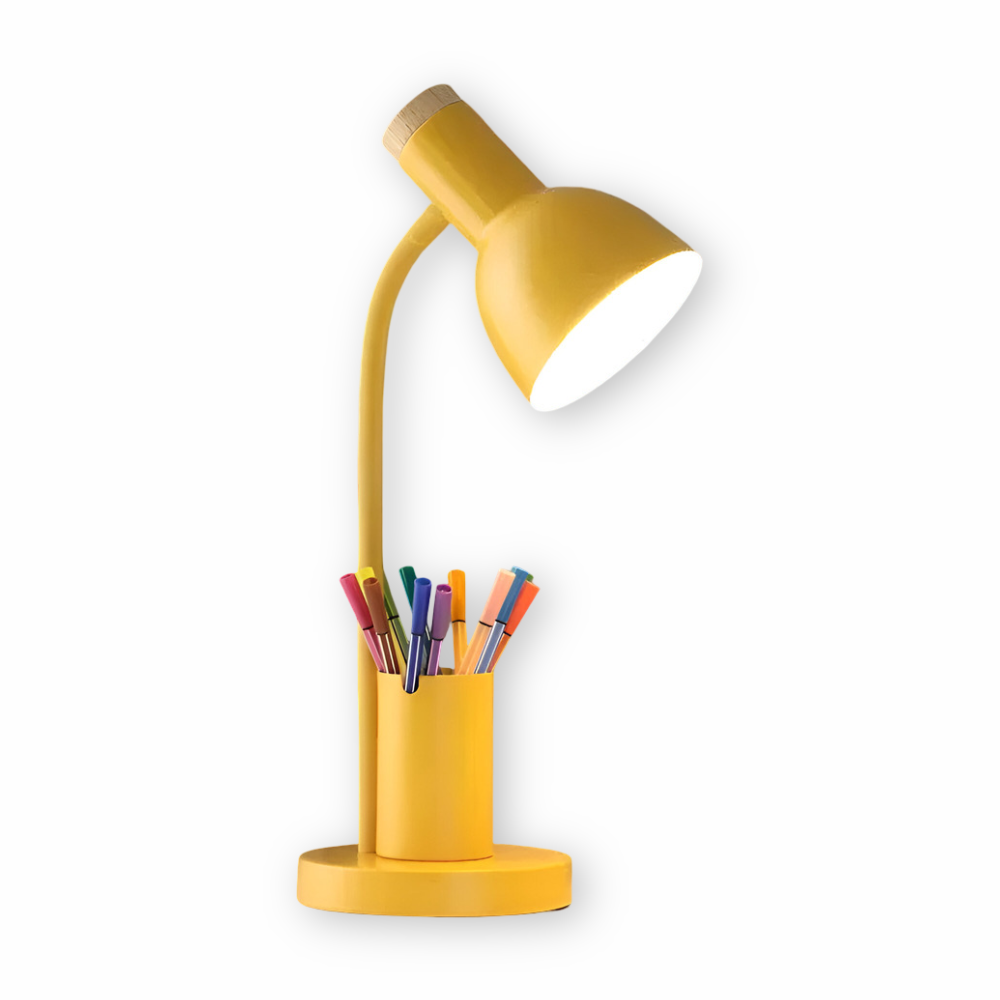 Modern LED Table Lamp with Pen Holder | Kalsten