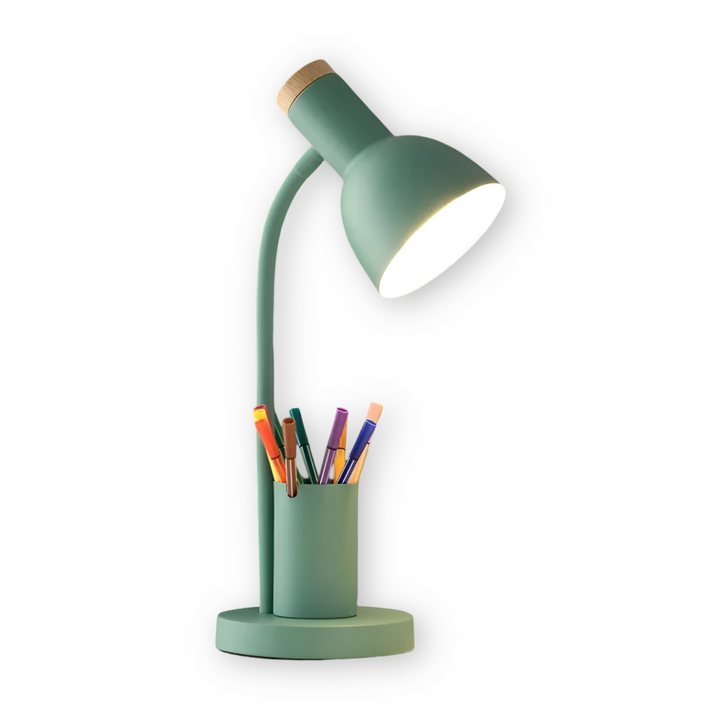 Modern LED Table Lamp with Pen Holder | Kalsten