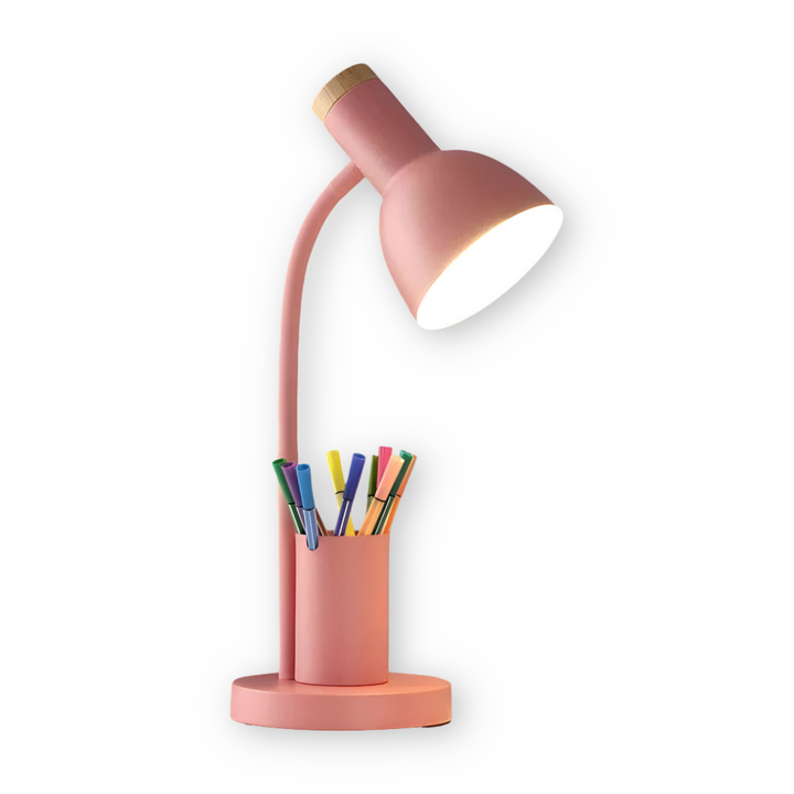 Modern LED Table Lamp with Pen Holder | Kalsten