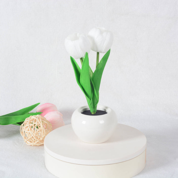 Kalsten | Modern Creative Simulation Tulip Peony LED Night Light Table Lamp