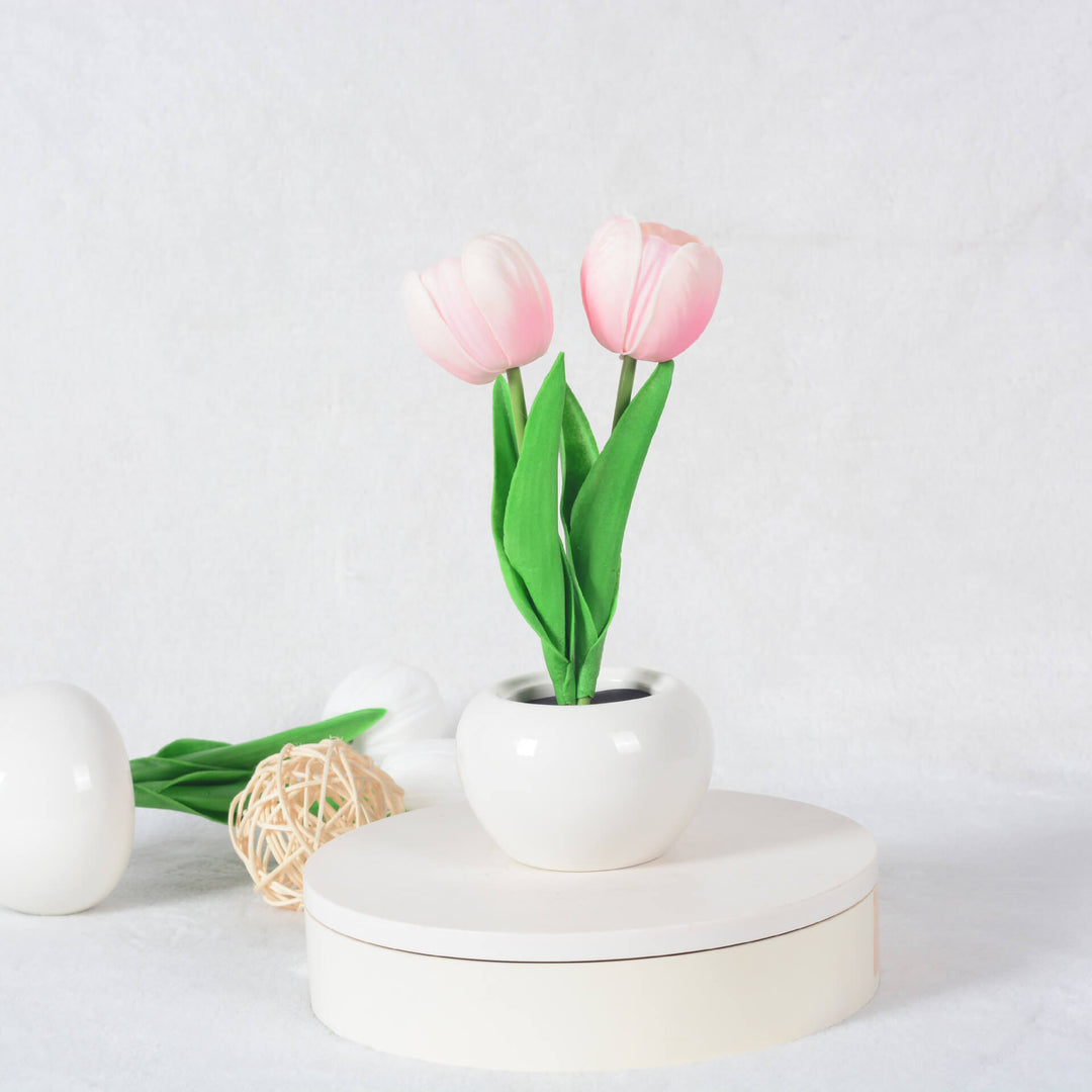 Kalsten | Modern Creative Simulation Tulip Peony LED Night Light Table Lamp