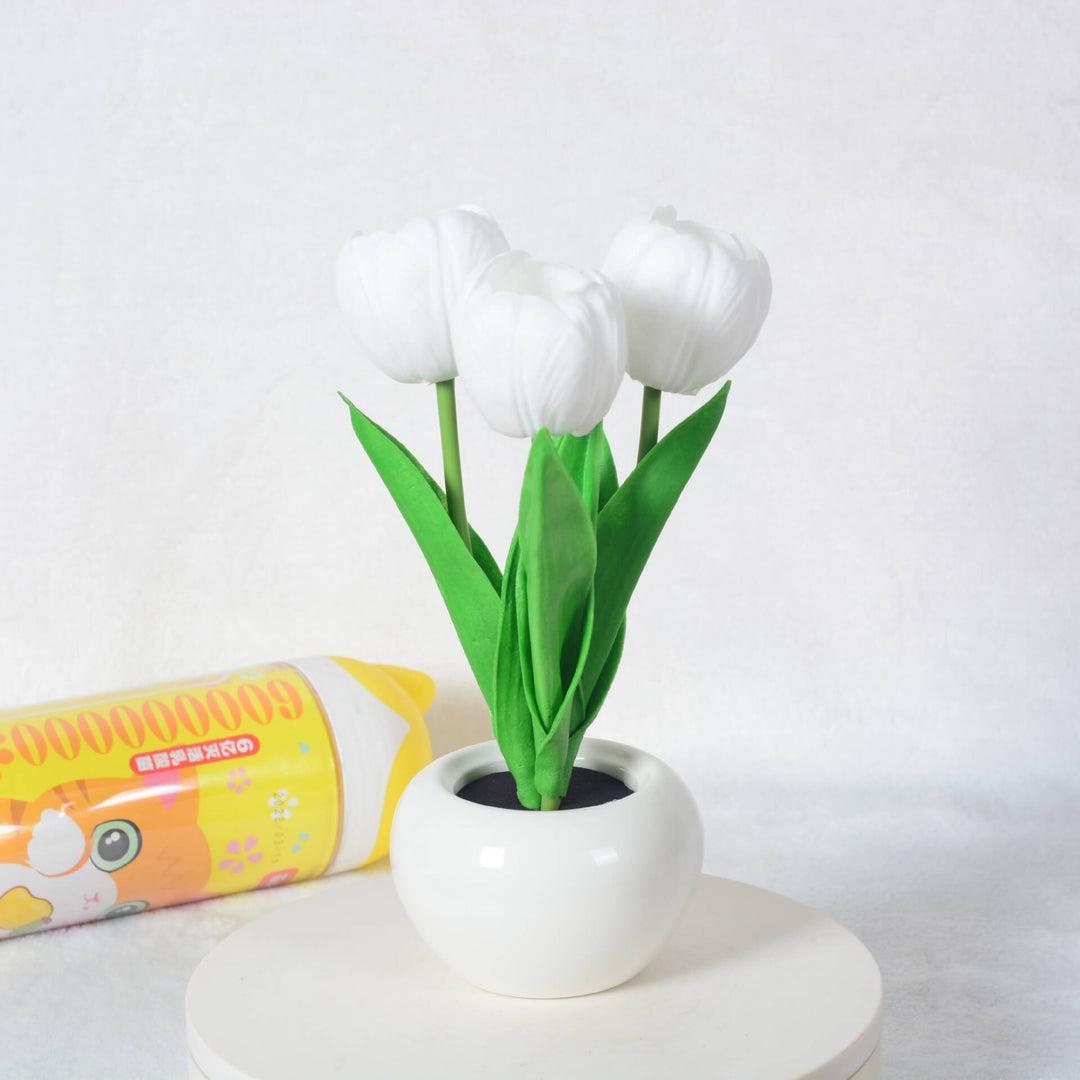 Kalsten | Modern Creative Simulation Tulip Peony LED Night Light Table Lamp
