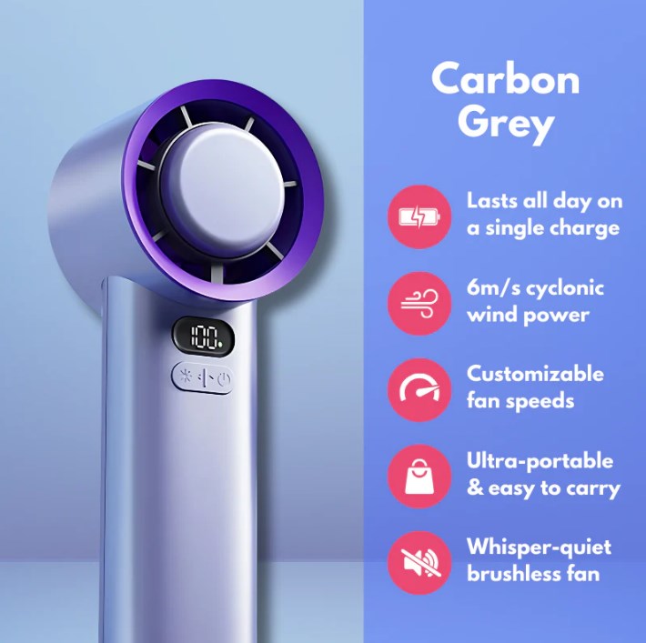 Portable Handheld Cyclone Fan | Kalsten