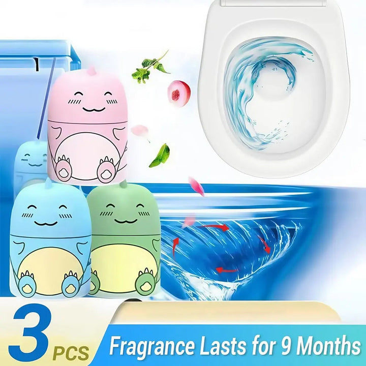 Kalsten | Dino Toilet Cleaner & Fragrance Stone – Cleans automatically with every flush