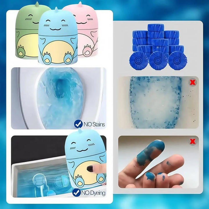 Kalsten | Dino Toilet Cleaner & Fragrance Stone – Cleans automatically with every flush