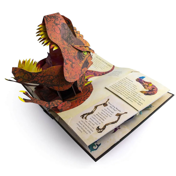 Kalsten | DinoWorld 3D Pop-Up Book | Prehistoric Dinosaurs & Sea Monsters | Hardcover