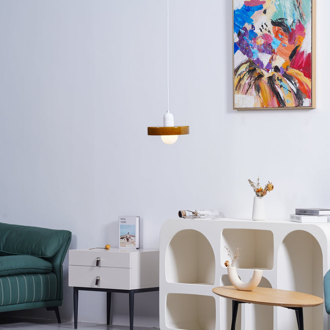 Ceiling Light Glass 9.8 in Ambient Indoor LED Dining Room Living Room Fixture | Kalsten