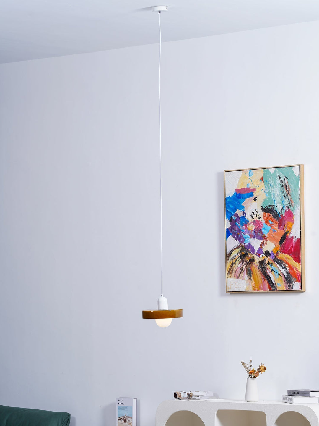 Ceiling Light Glass 9.8 in Ambient Indoor LED Dining Room Living Room Fixture | Kalsten