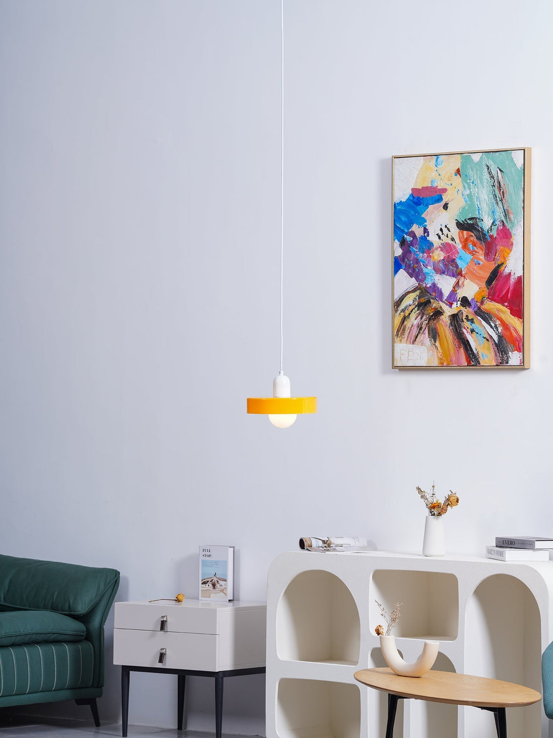 Ceiling Light Glass 9.8 in Ambient Indoor LED Dining Room Living Room Fixture | Kalsten