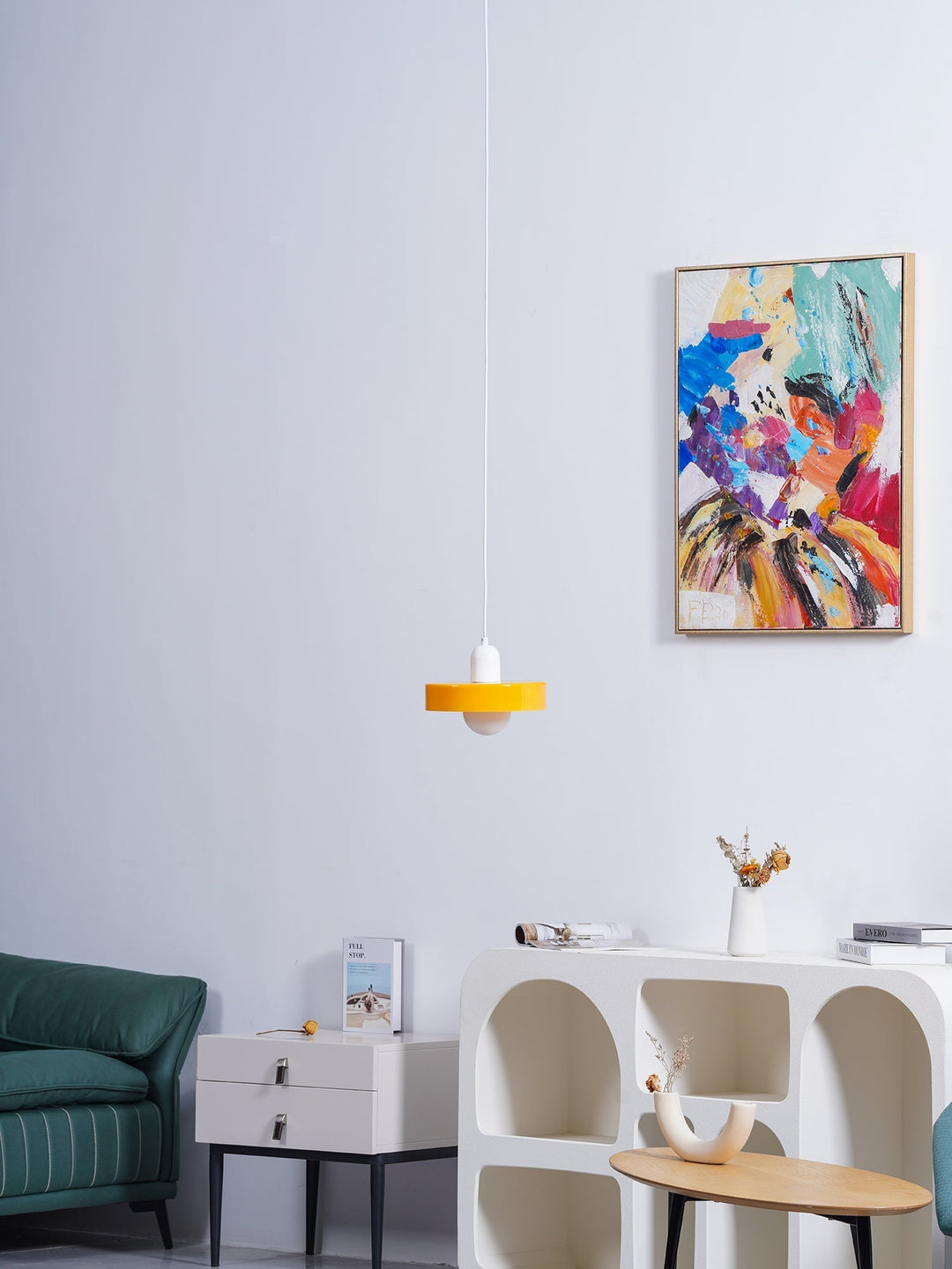 Ceiling Light Glass 9.8 in Ambient Indoor LED Dining Room Living Room Fixture | Kalsten