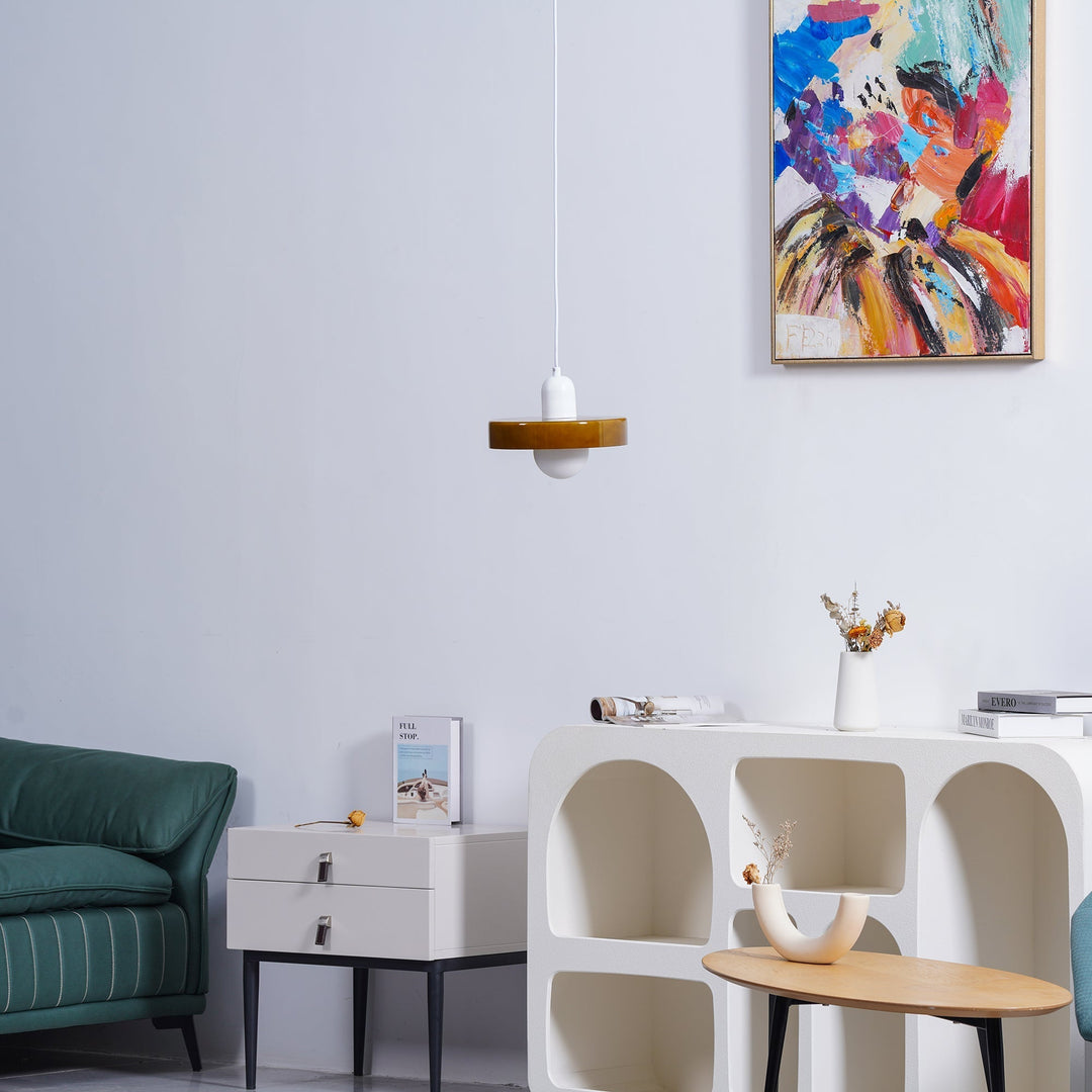 Ceiling Light Glass 9.8 in Ambient Indoor LED Dining Room Living Room Fixture | Kalsten