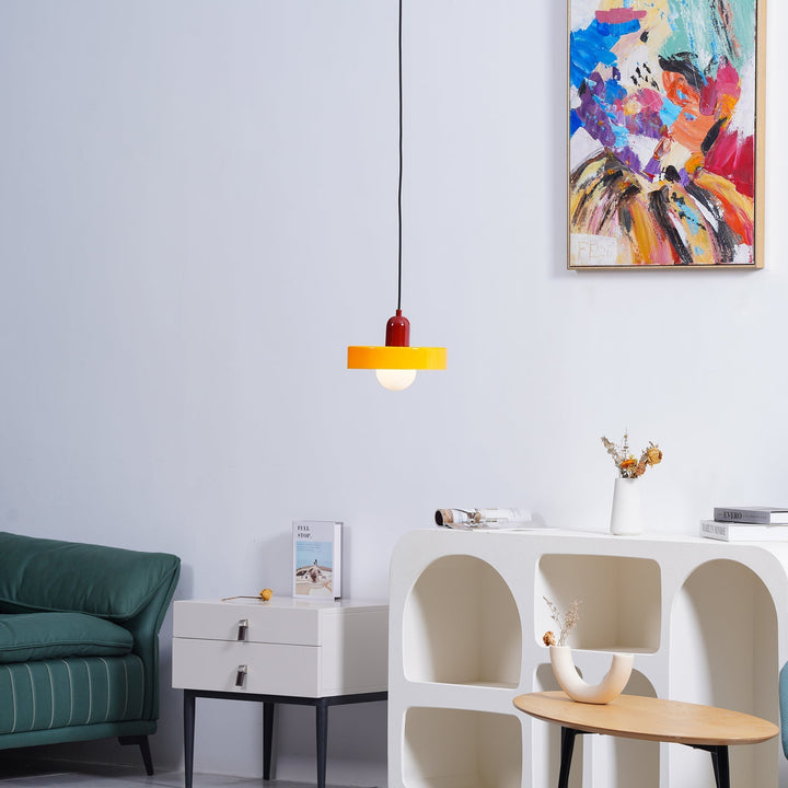 Ceiling Light Glass 9.8 in Ambient Indoor LED Dining Room Living Room Fixture | Kalsten
