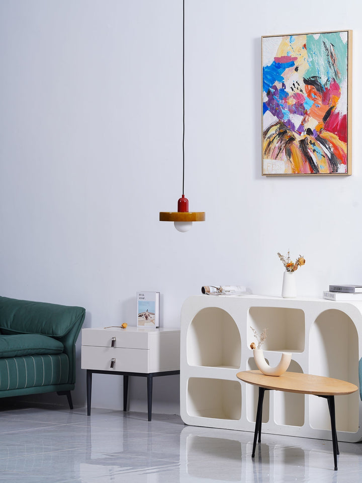 Ceiling Light Glass 9.8 in Ambient Indoor LED Dining Room Living Room Fixture | Kalsten