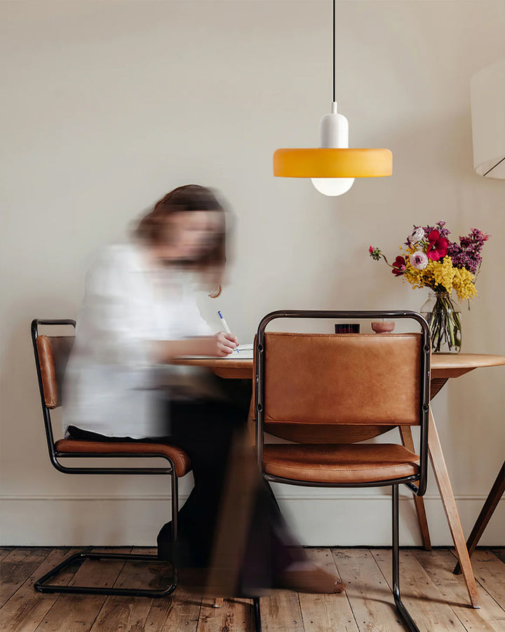 Ceiling Light Glass 9.8 in Ambient Indoor LED Dining Room Living Room Fixture | Kalsten