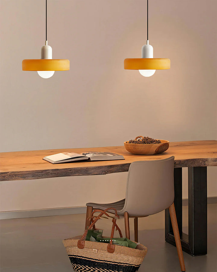 Ceiling Light Glass 9.8 in Ambient Indoor LED Dining Room Living Room Fixture | Kalsten