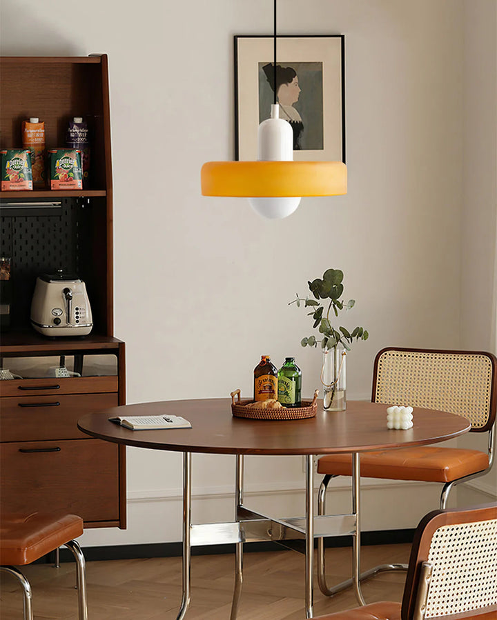 Ceiling Light Glass 9.8 in Ambient Indoor LED Dining Room Living Room Fixture | Kalsten