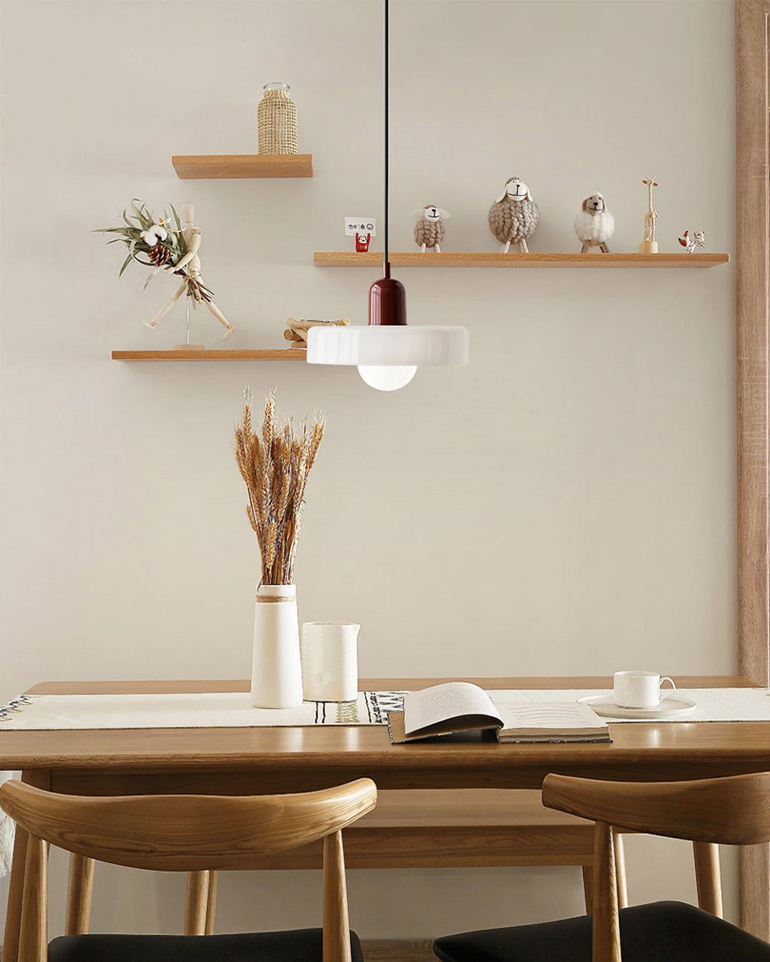 Ceiling Light Glass 9.8 in Ambient Indoor LED Dining Room Living Room Fixture | Kalsten