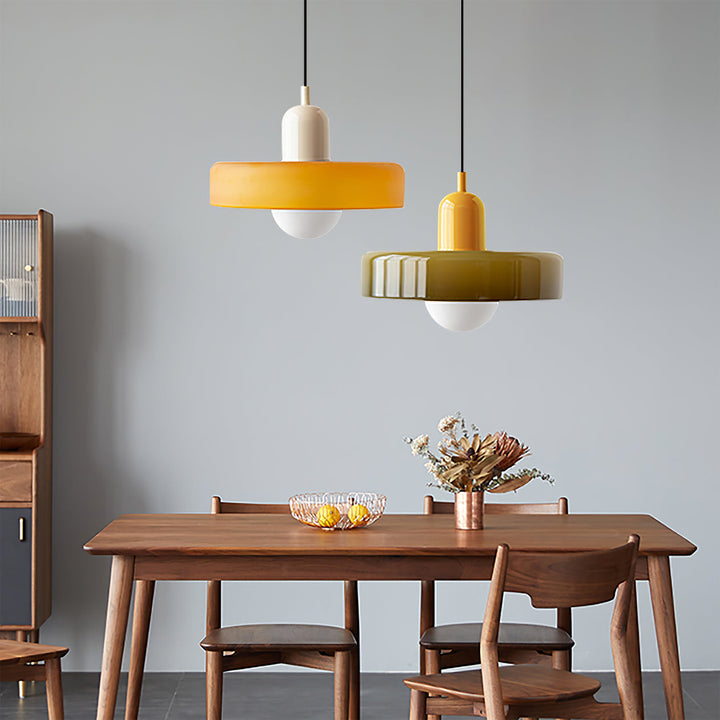 Ceiling Light Glass 9.8 in Ambient Indoor LED Dining Room Living Room Fixture | Kalsten