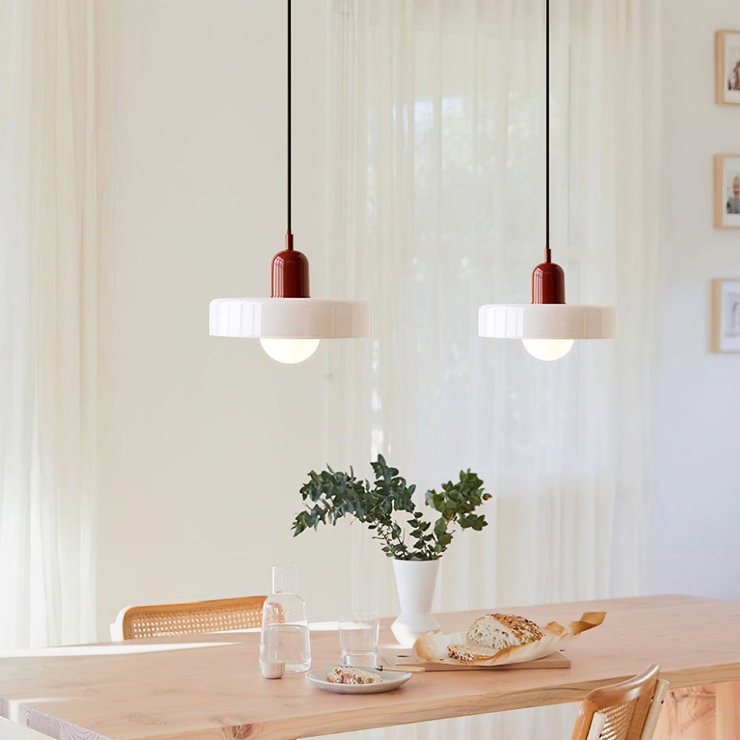 Ceiling Light Glass 9.8 in Ambient Indoor LED Dining Room Living Room Fixture | Kalsten