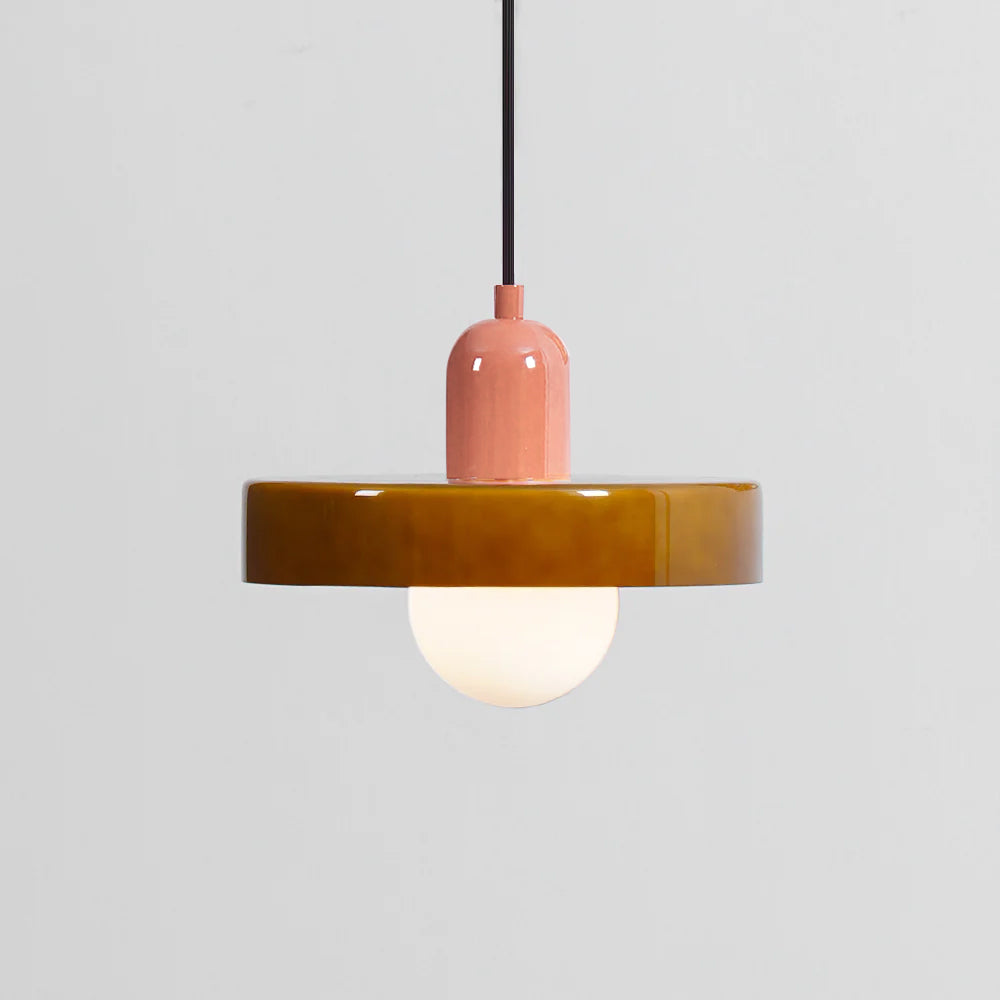 Ceiling Light Glass 9.8 in Ambient Indoor LED Dining Room Living Room Fixture | Kalsten
