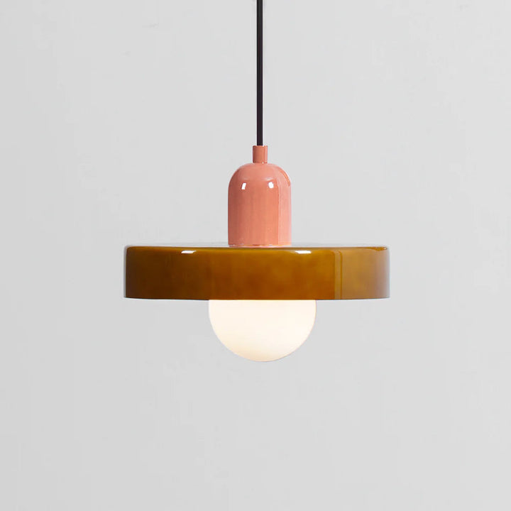 Ceiling Light Glass 9.8 in Ambient Indoor LED Dining Room Living Room Fixture | Kalsten